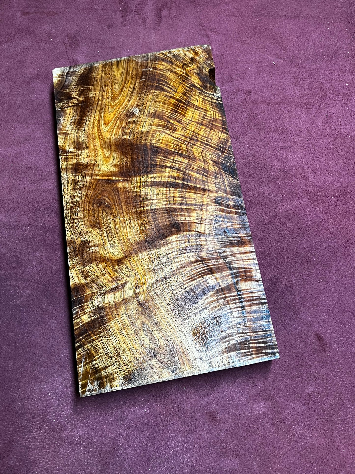 Figured Blackwood 385x195x36mm