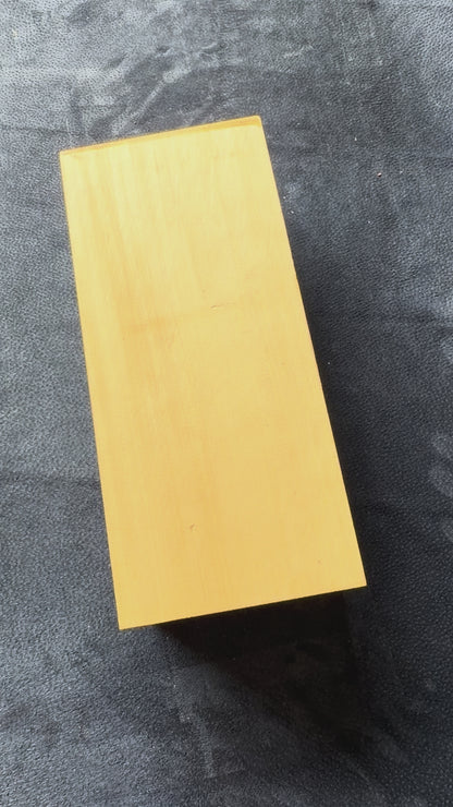 Huon Pine.  295x130x102mm